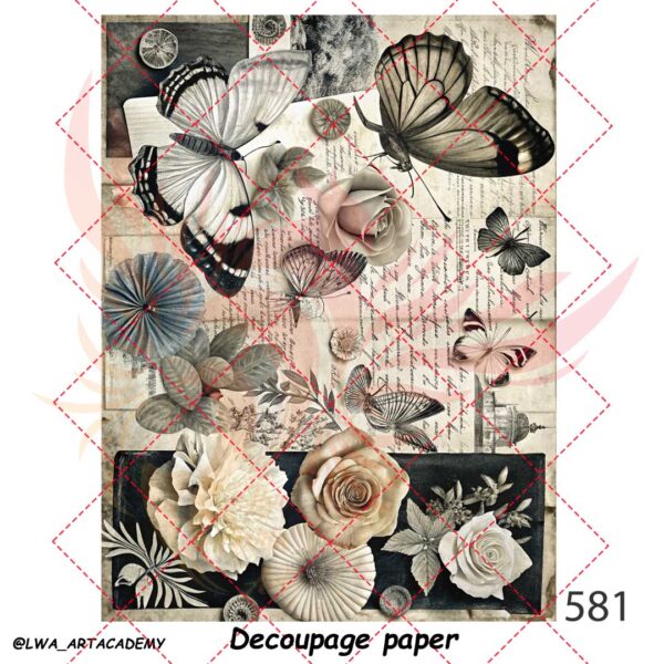 کاغذ دکوپاژ (Decoupage Paper) - تصویر 1