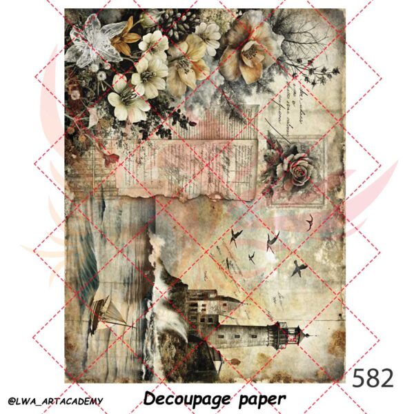 کاغذ دکوپاژ (Decoupage Paper) - تصویر 1