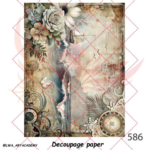 کاغذ دکوپاژ (Decoupage Paper) - تصویر 1