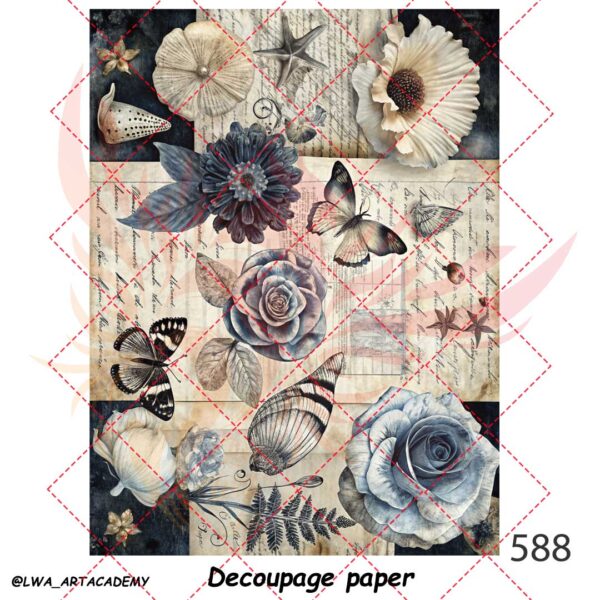 کاغذ دکوپاژ (Decoupage Paper) - تصویر 1