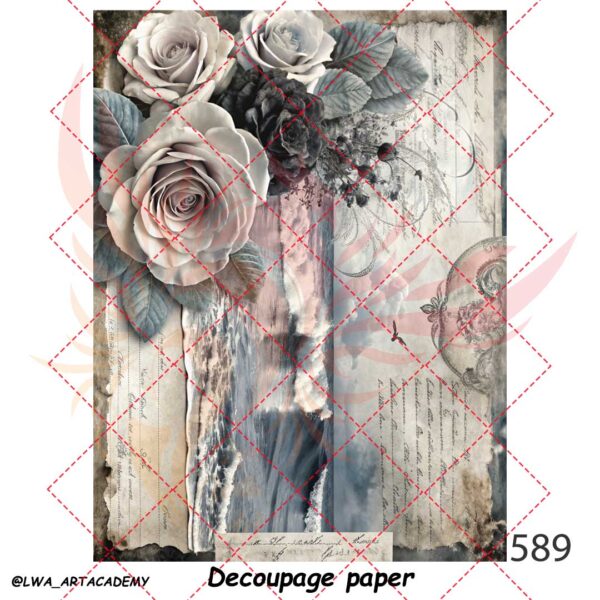589 کاغذ دکوپاژ (Decoupage Paper) - تصویر 1