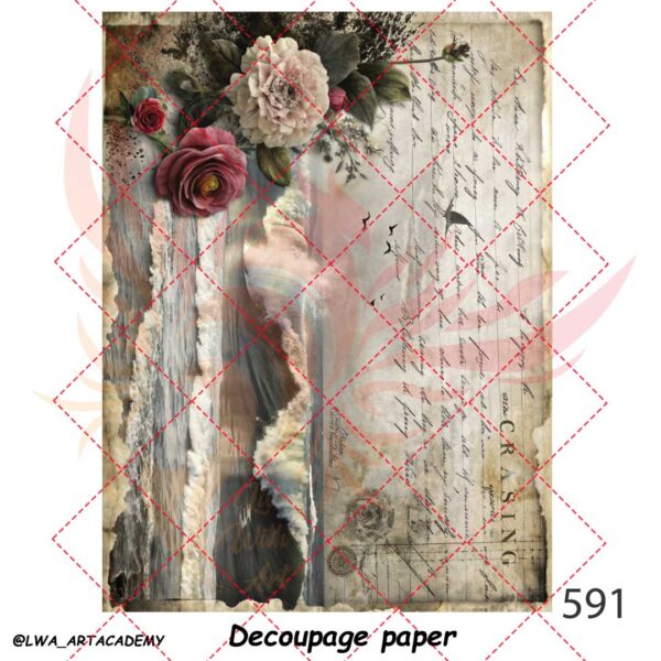 کاغذ دکوپاژ (Decoupage Paper) - تصویر 1