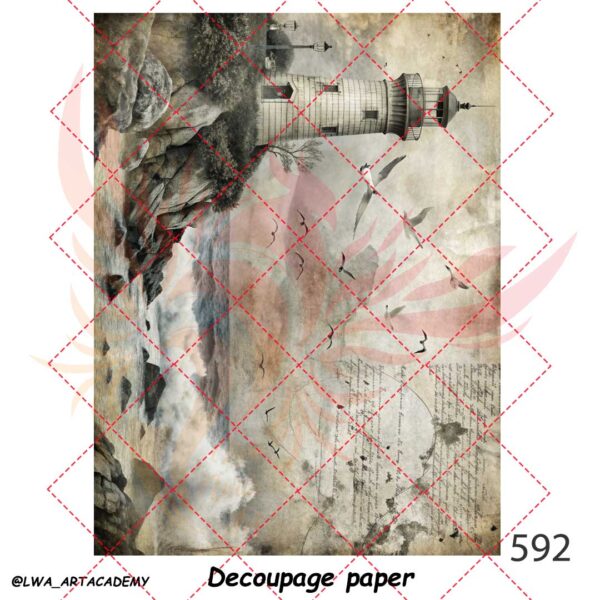 کاغذ دکوپاژ (Decoupage Paper) - تصویر 1