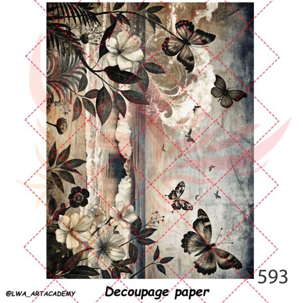593 کاغذ دکوپاژ (Decoupage Paper) - تصویر 1
