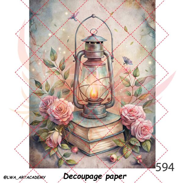 594 کاغذ دکوپاژ (Decoupage Paper) - تصویر 1
