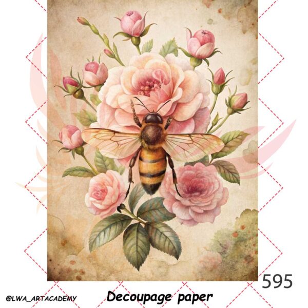 595 کاغذ دکوپاژ (Decoupage Paper) - تصویر 1