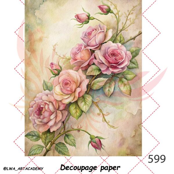 کاغذ دکوپاژ (Decoupage Paper) - تصویر 1