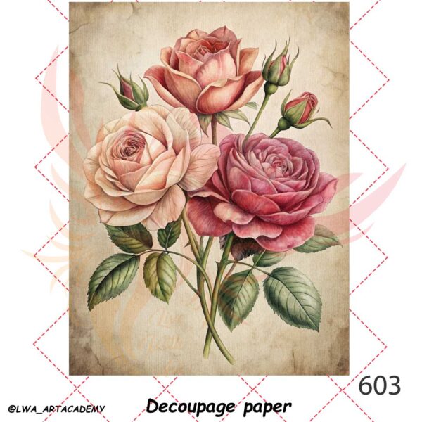 کاغذ دکوپاژ (Decoupage Paper) - تصویر 1