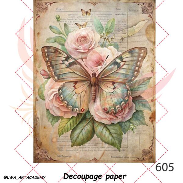 کاغذ دکوپاژ (Decoupage Paper) - تصویر 1