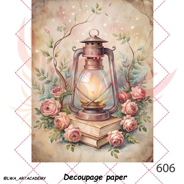 606 کاغذ دکوپاژ (Decoupage Paper) - تصویر 1