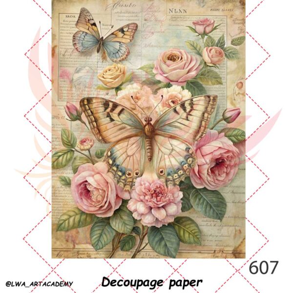 کاغذ دکوپاژ (Decoupage Paper) - تصویر 1