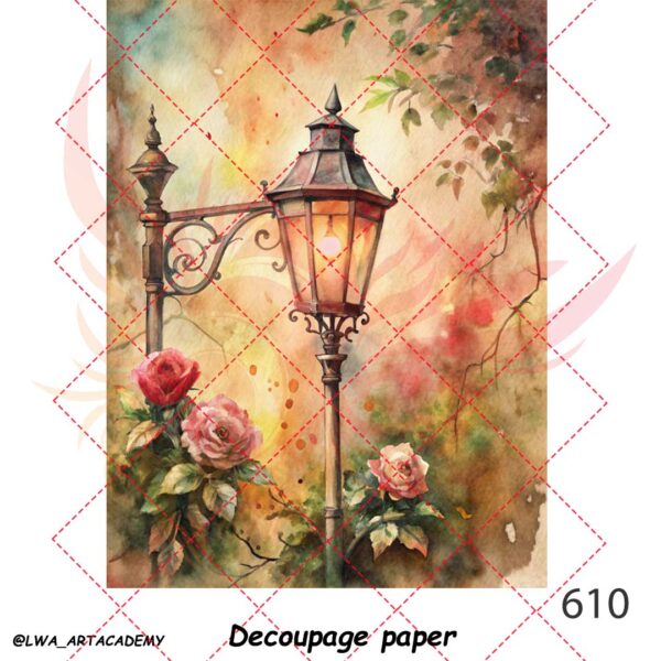 610 کاغذ دکوپاژ (Decoupage Paper) - تصویر 1