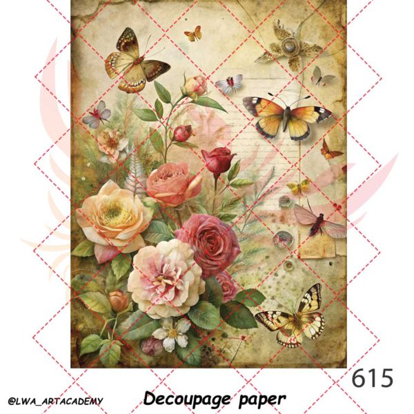 کاغذ دکوپاژ (Decoupage Paper) - تصویر 1