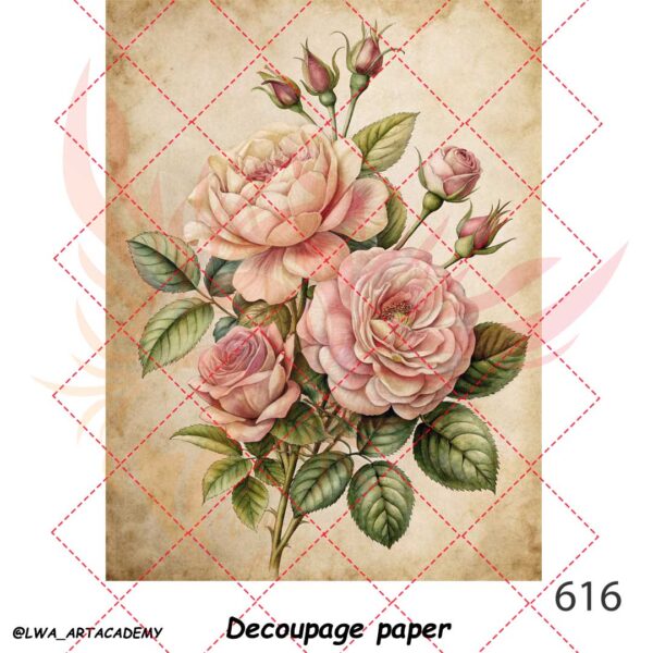 616 کاغذ دکوپاژ (Decoupage Paper) - تصویر 1