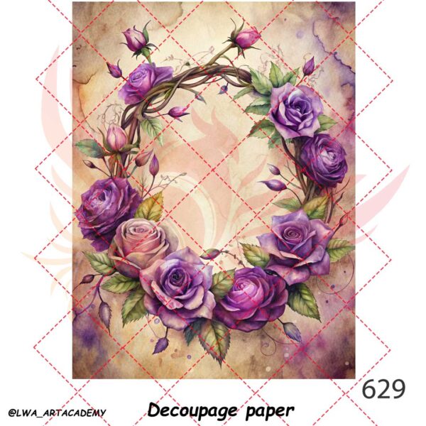 کاغذ دکوپاژ (Decoupage Paper) - تصویر 1