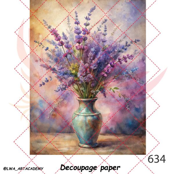 634 کاغذ دکوپاژ (Decoupage Paper) - تصویر 1