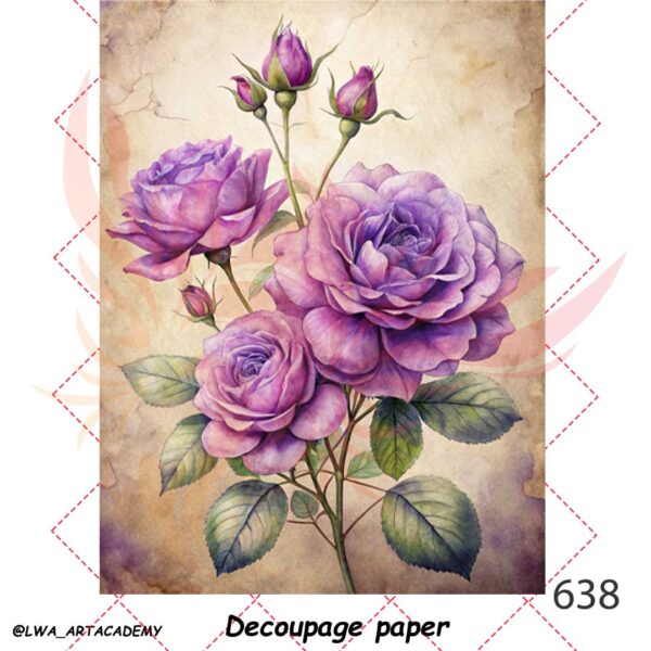 کاغذ دکوپاژ (Decoupage Paper) - تصویر 1