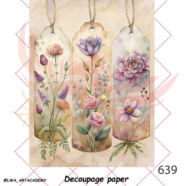 کاغذ دکوپاژ (Decoupage Paper) - تصویر 1