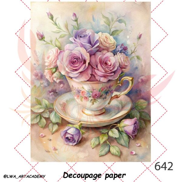 کاغذ دکوپاژ (Decoupage Paper) - تصویر 1