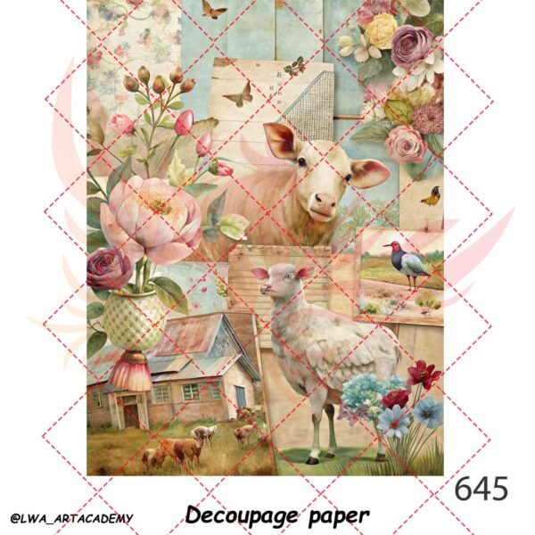 کاغذ دکوپاژ (Decoupage Paper) - تصویر 1