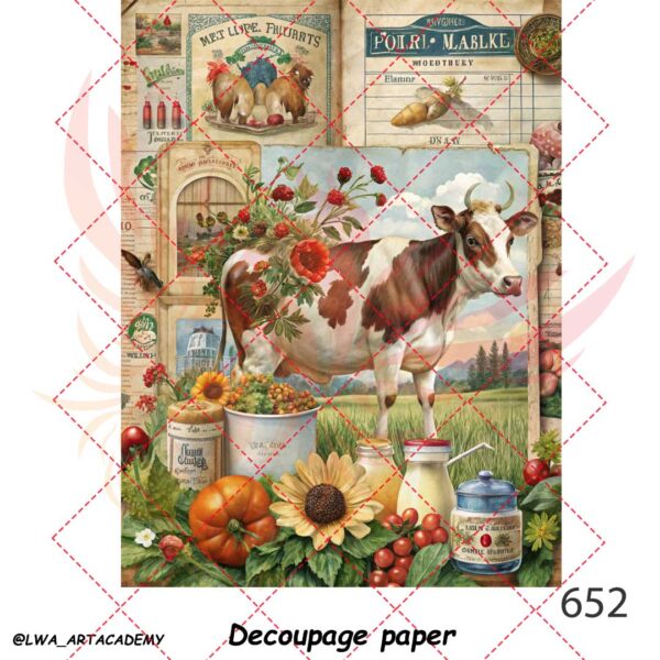 کاغذ دکوپاژ (Decoupage Paper) - تصویر 1