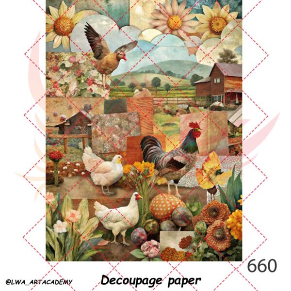 کاغذ دکوپاژ (Decoupage Paper) - تصویر 1