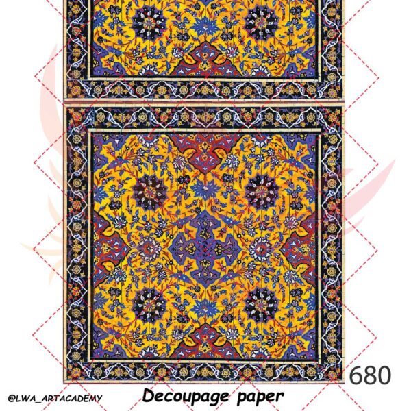 680 کاغذ دکوپاژ (Decoupage Paper) - تصویر 1
