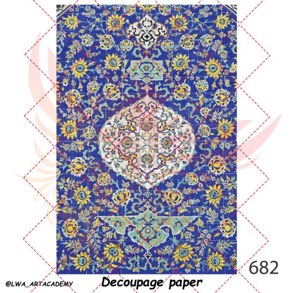 682 کاغذ دکوپاژ (Decoupage Paper) - تصویر 1
