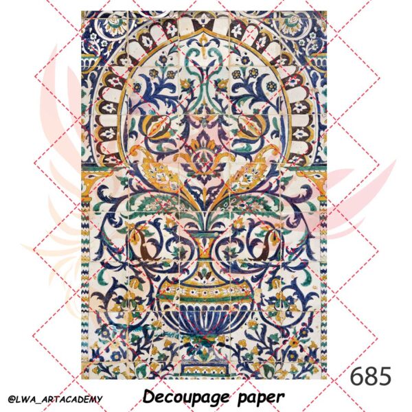 کاغذ دکوپاژ (Decoupage Paper) - تصویر 1