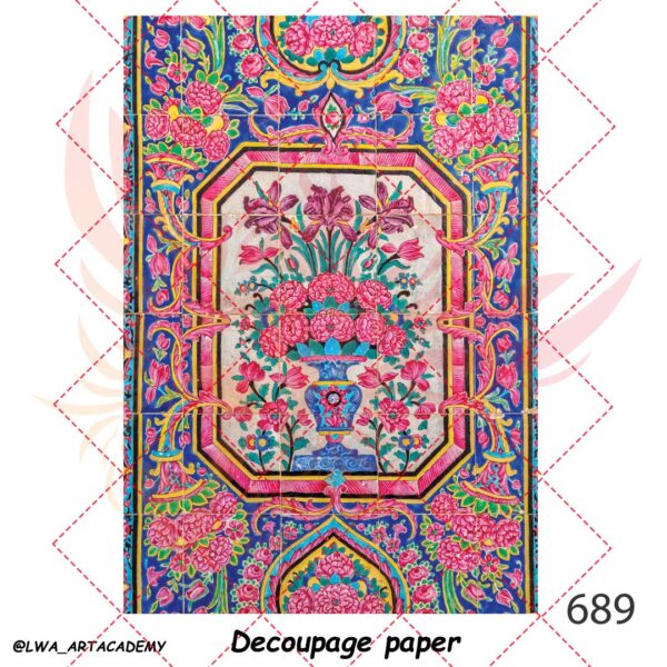 کاغذ دکوپاژ (Decoupage Paper) - تصویر 1