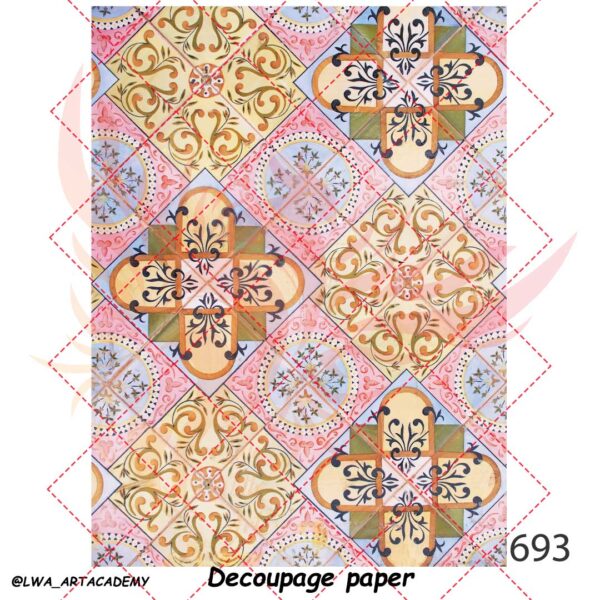 کاغذ دکوپاژ (Decoupage Paper) - تصویر 1