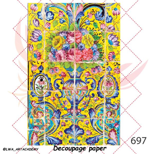 کاغذ دکوپاژ (Decoupage Paper) - تصویر 1