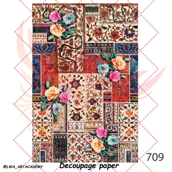709 کاغذ دکوپاژ (Decoupage Paper) - تصویر 1