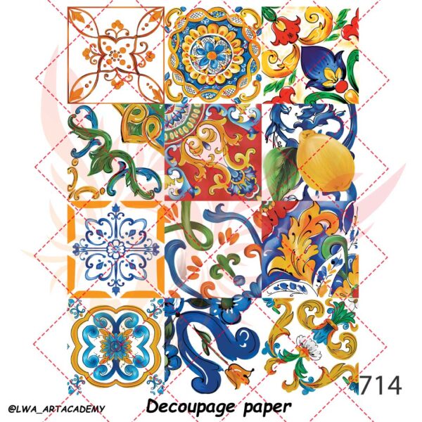 کاغذ دکوپاژ (Decoupage Paper) - تصویر 1