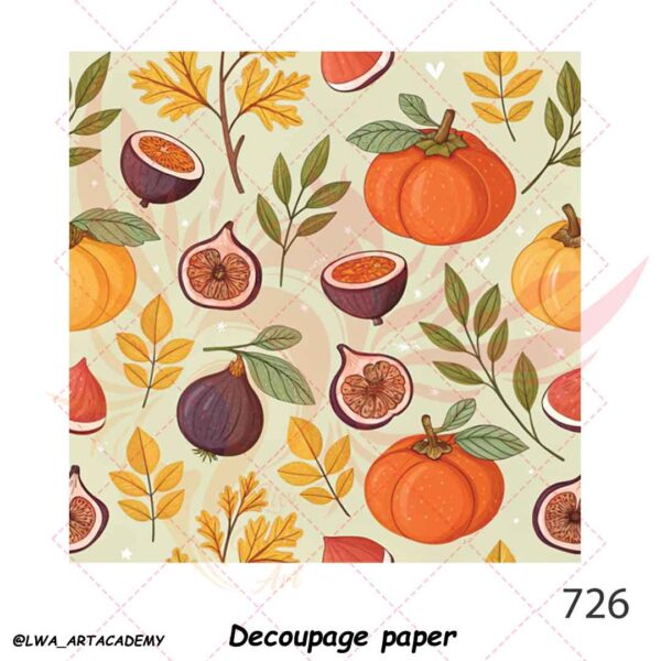 726 کاغذ دکوپاژ (Decoupage Paper) - تصویر 1