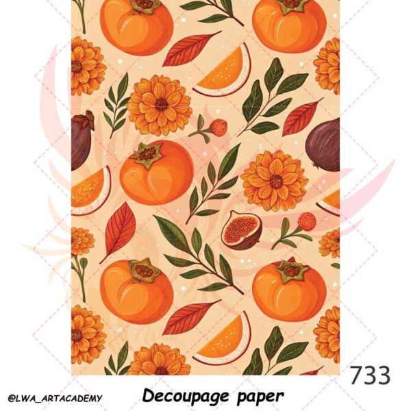 733 کاغذ دکوپاژ (Decoupage Paper) - تصویر 1