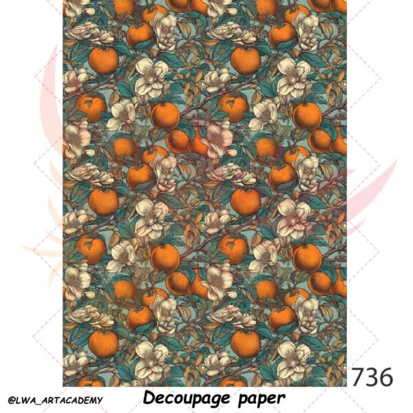 736 کاغذ دکوپاژ (Decoupage Paper) - تصویر 1