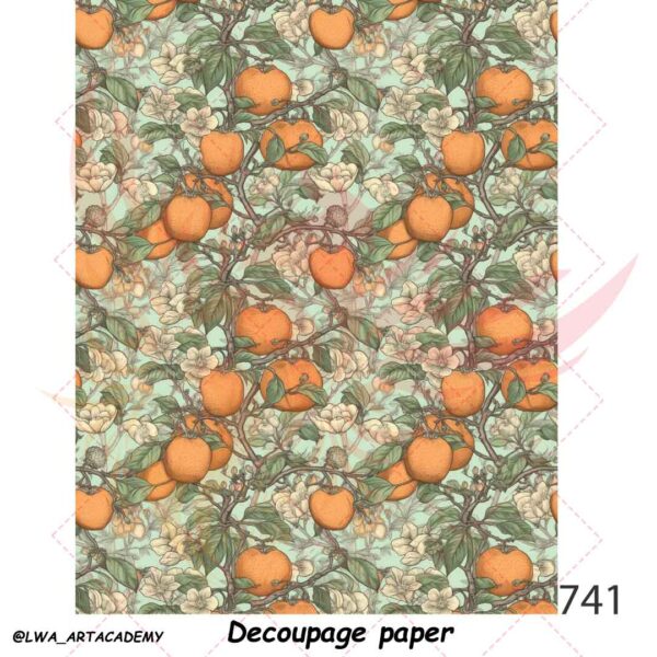 741 کاغذ دکوپاژ (Decoupage Paper) - تصویر 1