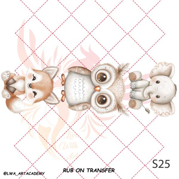 s25 ترنسفر روبون الوا (Rub on Transfer) - تصویر 1