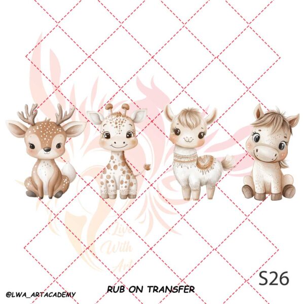 s26 ترنسفر روبون الوا (Rub on Transfer) - تصویر 1