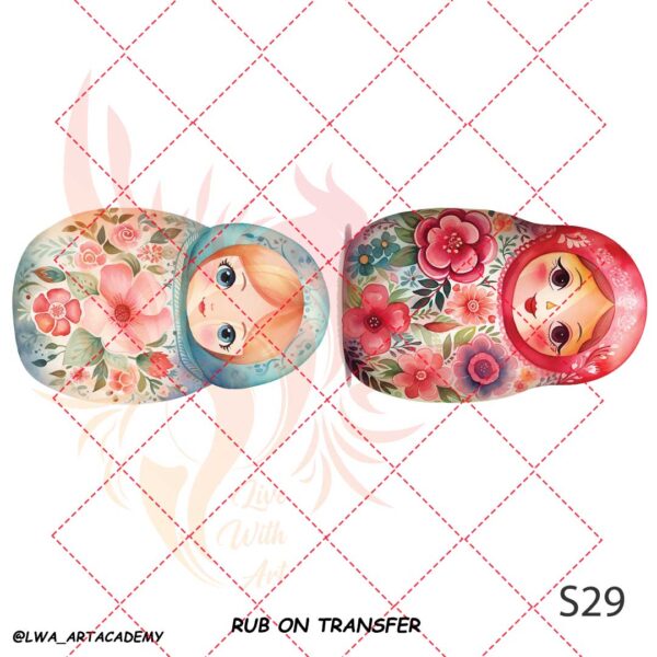 s29 ترنسفر روبون الوا (Rub on Transfer) - تصویر 1