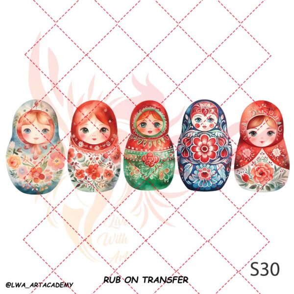 s30 ترنسفر روبون الوا (Rub on Transfer) - تصویر 1