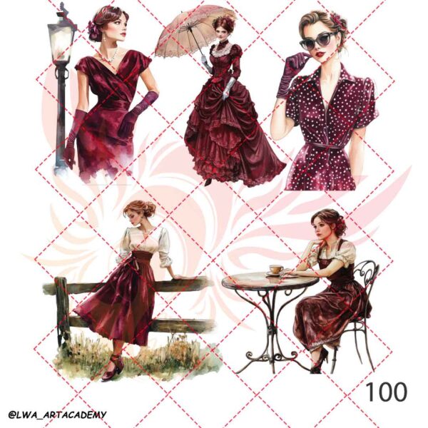 100 ترنسفر روبون الوا (Rub on Transfer) - تصویر 1