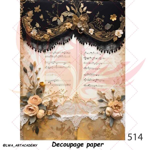 کاغذ دکوپاژ (Decoupage Paper) - تصویر 1
