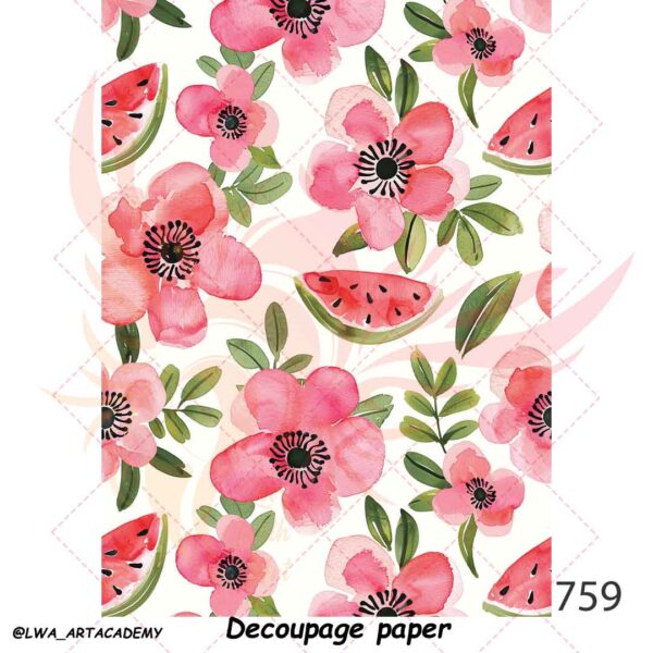 759 کاغذ دکوپاژ (Decoupage Paper) - تصویر 1