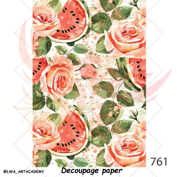 761 کاغذ دکوپاژ (Decoupage Paper) - تصویر 1