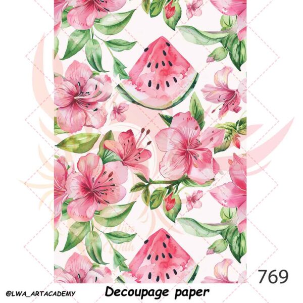 کاغذ دکوپاژ (Decoupage Paper) - تصویر 1