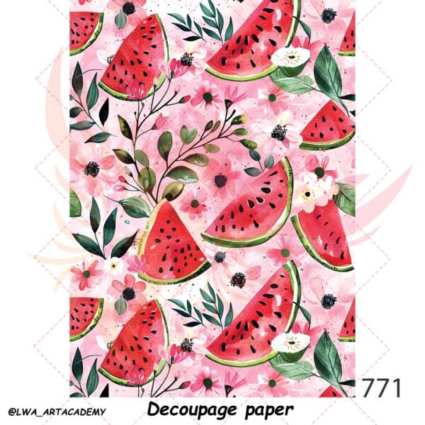 771 کاغذ دکوپاژ (Decoupage Paper) - تصویر 1