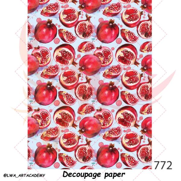 772 کاغذ دکوپاژ (Decoupage Paper) - تصویر 1