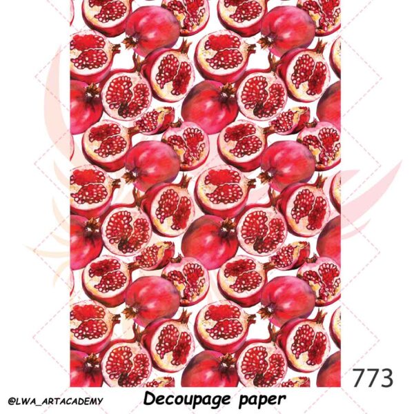 773 کاغذ دکوپاژ (Decoupage Paper) - تصویر 1